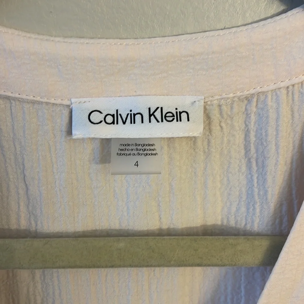 Calvin Klein Dress Rayon Ombre Orange Coral size 4 - Picture 2 of 7